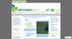 Desktop Screenshot of cityparksblog.org